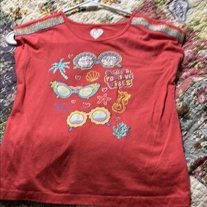 Kids Coral Graphic T-Shirt
